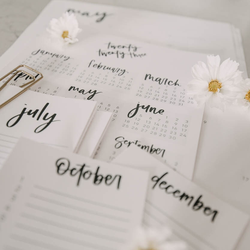 5 free printable calendars for 2023