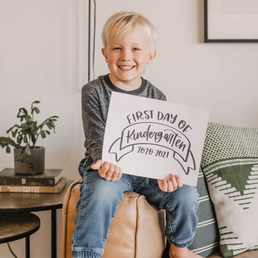 Free Printable Signs for First Day of School Photos