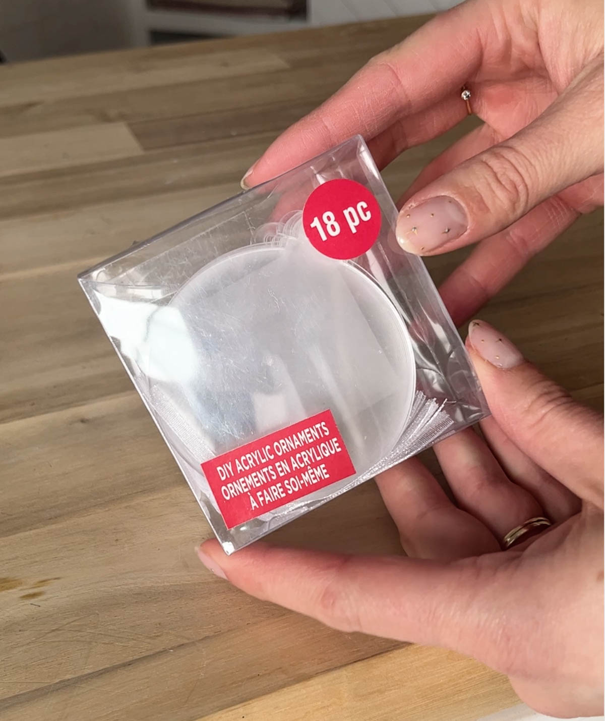 DIY Acrylic Ornaments in box
