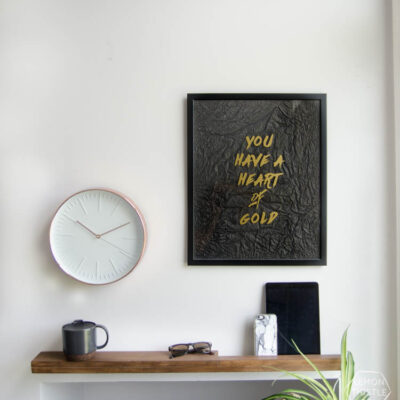 I LOVE this DIY modern wood shelf for an entry way. It's totally minimal but really functional with that ledge.
