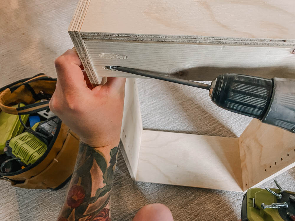 DIY Project for exercise equipment storage