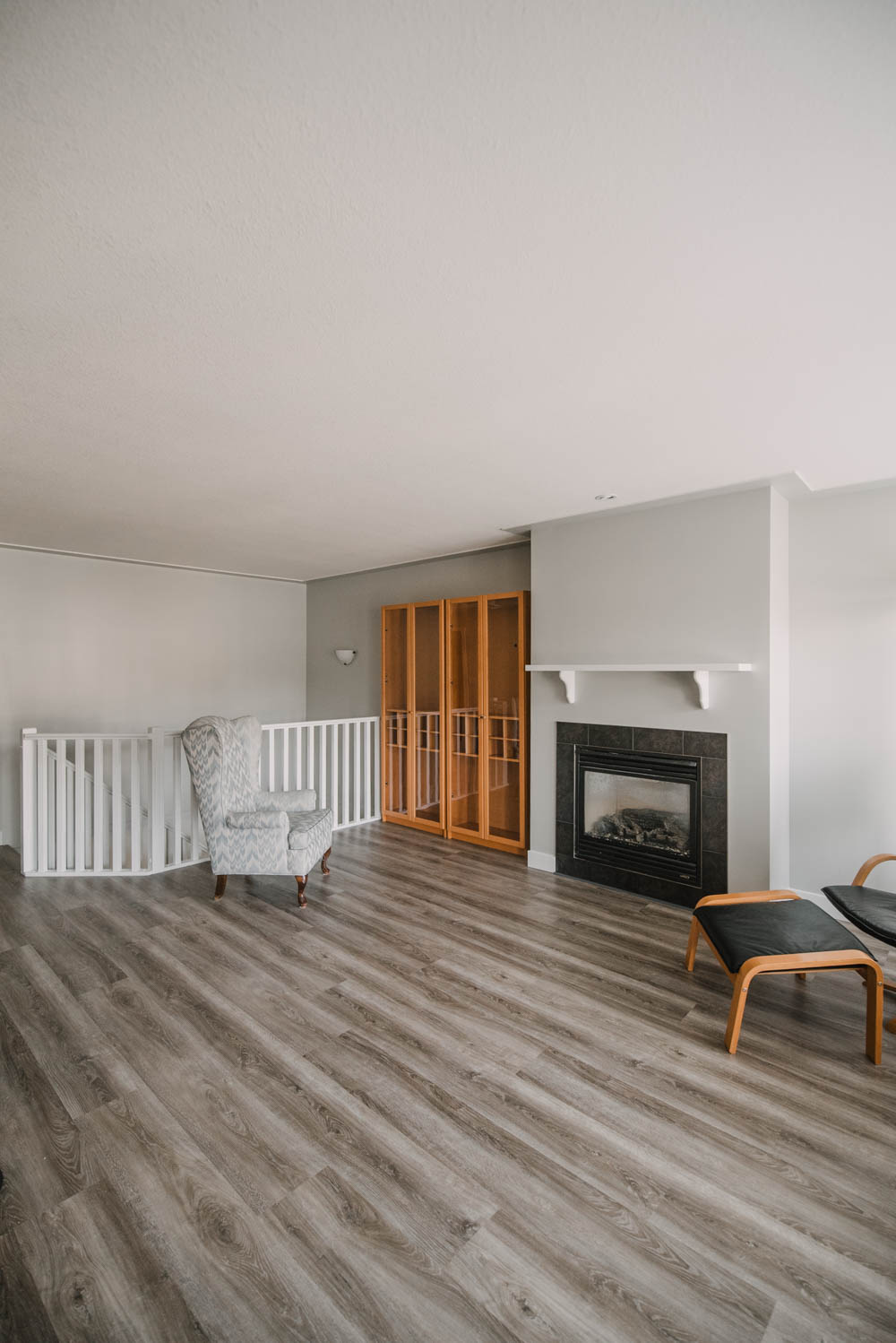 Painting a townhome with a sprayer