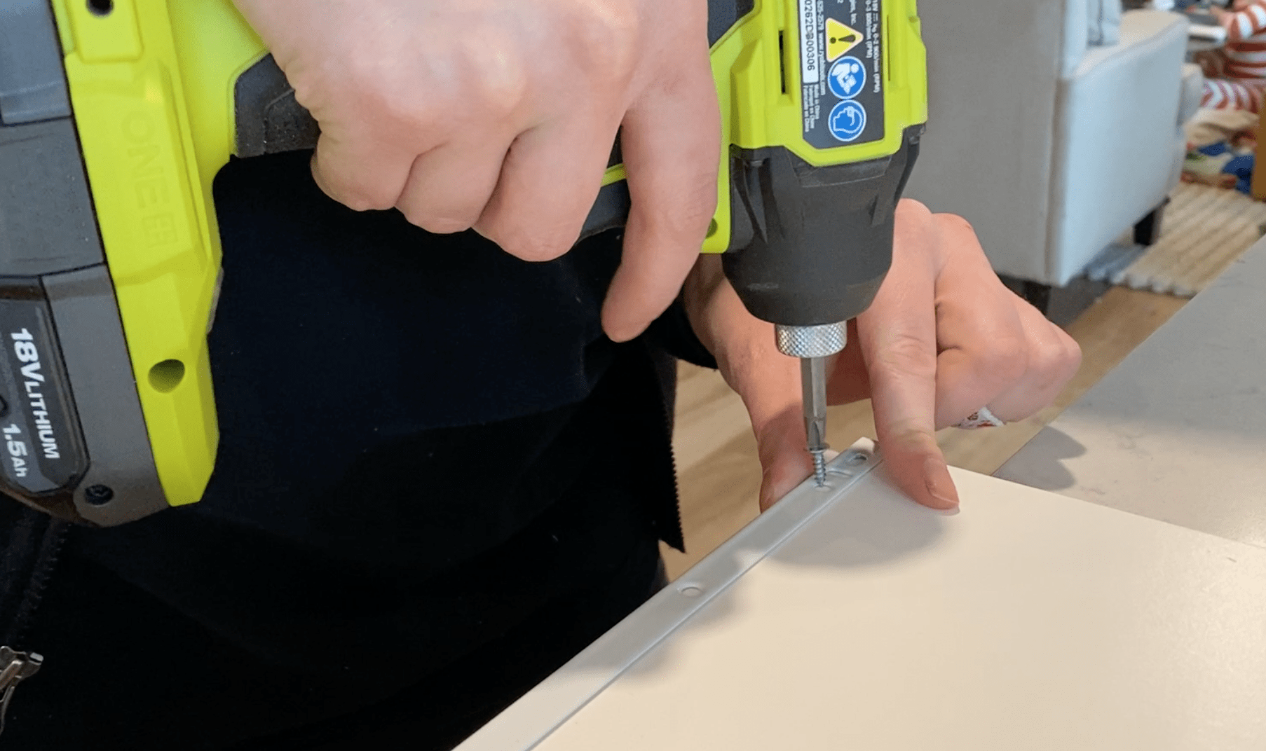 DIY Pull out shelf for cabinets