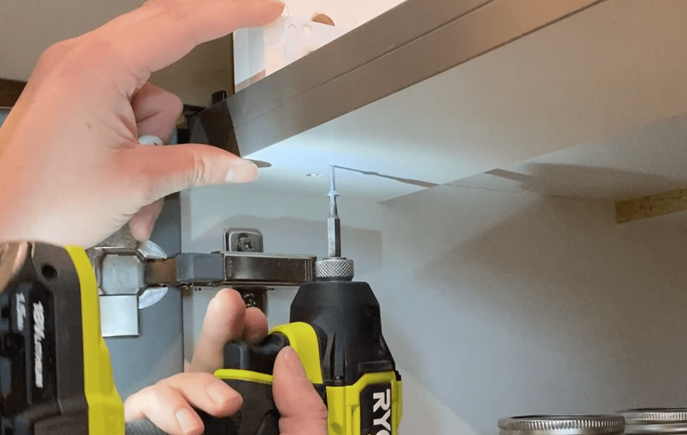 DIY Pull out shelf for Kitchen cabinets